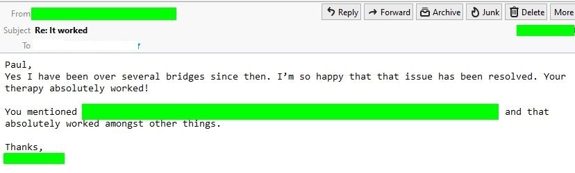 Success story from a client